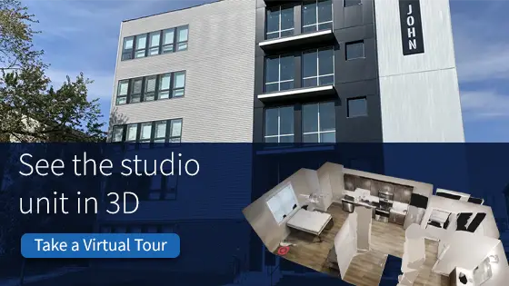 John Street Studio Apartment Virtual Tour