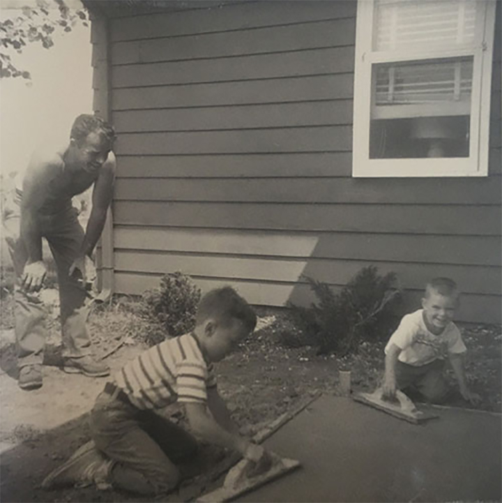 Brian and Rich Schieler back in the day