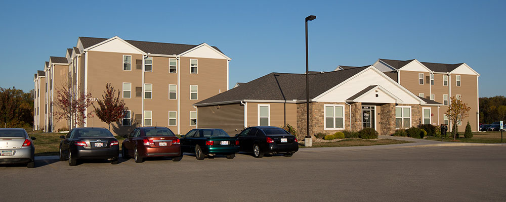 The Villas at Carl Sandburg built by Homeway Commercial in Galesburg, IL